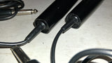 Vintage Pair Dokorder DX-205 Dynamic Microphones 600 ohm Tokyo Japan Untested