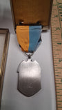 1955 Blackinton 25 Yard Off Hand Shooting Medal Tuscarora Trail M. L. Comp Box
