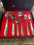 28 pc Stainless Steel Flatware Set for 6 Forks Knife Spoons Gift package new #2