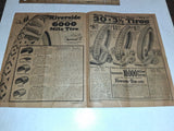 1922 Montgomery Ward Riverside Tires Bargain Book Catalog Vintage Auto Ephemera