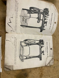 Antique 1927 John Barnes Treadle Lathe Drills Catalog Original Illustrated Copy