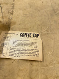 50's Rancher Bing Crosby’s Coffee Tap Ad Can Opener NOS Advertising Display Sign