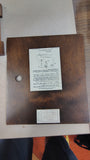 Vintage 1977 Seth Thomas Bracket Mantel Clock Model E687-112 Battery Strike