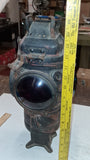 Vintage Adlake 4-Way Railroad Switch Lantern Red Blue Lenses Cast 1264 M 20.5"