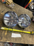 Vintage Set Unity Model S6 Chrome Boat/Truck Spotlight Flood Fog Lights Hot Rod