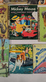 Vintage Childrens Book Game Lot 1940s 1960s Little Golden Books Humpty Dumpty