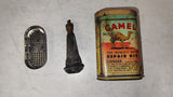Vtg Camel No. 1-A Tire Repair Kit Tin H.B. Egan 1940s