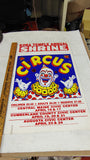 Kora Temple Annual Shrine Circus Poster Maine Clown Illustration Rare