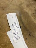 NOS SS Allstate Front Fender Benelli Wards Sears Italy Motorcycle Riverside