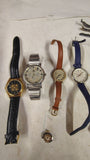 Vintage Watch Lot Pocket Watch Mickey Mouse Timex Spidel Chronograph Craft Resal
