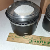 Mid-USA 62156 Moly Piston Set STD 3-7/16 Bore Harley 74 CI 8.5:1 Shovelhead Pan