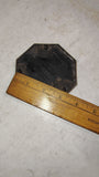 70-80 MG MGB Midget Trunk Grill Badge Emblem Octagon Silver Black 3.5" OEM