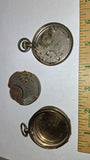 Vintage Watchmaker Salvage Lot H. Muhr's Sons Case Westclox Pocket Ben Silverode