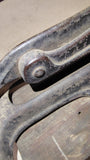 Antique No 0 Cast Iron Hand Saw Sharpening Vise Bench Mount Filing Tool Clamp