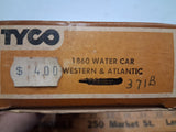 Tyco Mantua HO Scale 1860 Water Car Western & Atlantic RR Train #371B Boxed Old