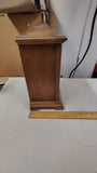 Vintage 1977 Seth Thomas Bracket Mantel Clock Model E687-112 Battery Strike