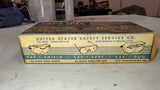 Vintage 1950s US Safety Service Co SAF-I-SPEC Safety Glasses Goggles Boxed NOS