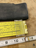 Vtg Pickett Slide Ruler Microline 120 Trig Rule Case Metric Conversion Tool