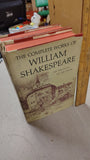 Vintage Complete Works of William Shakespeare 2 Volume Hardcover Book Set