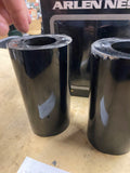 Gloss Black Fork Slider Covers Harley 1984-2013 Touring Street Road glide Ultra