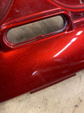 Harley-Davidson Red Metallic Dual Gauge Speedometer Cover Bezel Road Glide FLTR