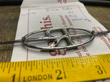 Vintage Riviera Buick Emblem Chrome Trunk hood fender Badge #1