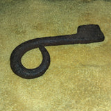 Museum Quality Antique Hand Forged Iron Ox Yoke Key Primitive Americana Art 1800