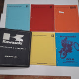 1971 1972 Kawasaki Dealer Assembly Preparation Manual Binder H1 S2 F5 G5 OEM