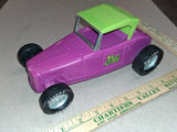 Vtg 1960s Nylint Ford Roadster Jalopy Hot Rod Pressed Steel Toy Car Purple Nice!