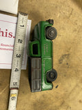 50's Wholesale Green Farmers Market Truck Vtg Toy Linemar Japan Stake bed Collec