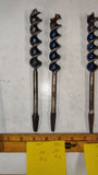 Vintage Irwin 13 Pc Auger Bit Set Complete in Original Wooden Box