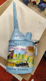 Vintage P&LE RR Folk Art Hand Painted Long Spout Railroad Engineer Oil Can