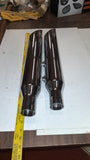 Bassani Chrome 3" Slip-On Mufflers 2007-13 Harley Softail Deluxe 1S27B 1801-0483