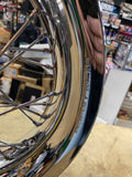 Stock Rear wheel Harley Dyna 4.50x17 Chrome Spoke 25mm FXD FXDL Wide Glide Super