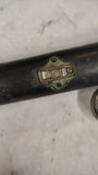 Antique Eveready Flashlight 1920s Vulcanite Hard Rubber Brass Body