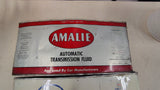 1960's Vintage Esso & Amalie Flat Metal Oil Can Labels - 3 Pc Lot