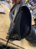 FLSTS Heritage Softail Springer Leather Saddle Bag Red Trim Harley Softail OEM!