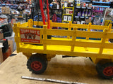 RARE 60's Vintage Remco Tuff Boy 6 Way Motorized Toy Truck Yellow Semi Trailer