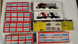Vintage HO Scale Model Train Lot Model Power AHM Santa Fe Locomotives
