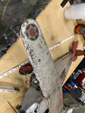 20's Steelcraft U.S. Mail airplane Tri Blade Motor Vtg Antique Tin Toy Aircraft!