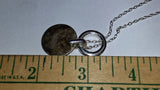 Vintage Avon Interlocking Circles Pendant Necklace Signed NWT JMK Factory Tag