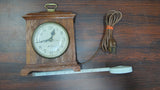 Vintage Seth Thomas Wood Mantel Clock Small Bracket Shelf Desk Clock Made in USA