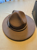 Stratton Gray Self-Forming Campaign Hat straw Ranger Military Vtg Ohio State