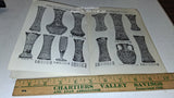 VTG 1967 Reprint - "Genuine Rich American Deep Cut Glass"- 1913 By D. James
