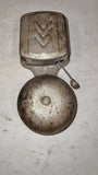 Vintage Edwards Nubel 740 Electric Doorbell Alarm Bell Exposed Gong Chevron