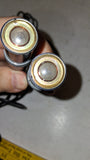 Vintage Pair Dokorder DX-205 Dynamic Microphones 600 ohm Tokyo Japan Untested
