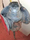 Vintage Handlan 3-Way Railroad Switch Lamp Body Lenses Visors Parts Salvage