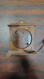 Vintage Seth Thomas Wood Mantel Clock Small Bracket Shelf Desk Clock Made in USA