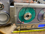 Emerson MS3103 Triple Play 3 Disc CD Changer Speakers Minty Radio stereo Vtg