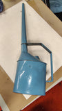 Vintage Eagle Long Spout Railroad Oil Can Blue 30" Train Oiler Pot